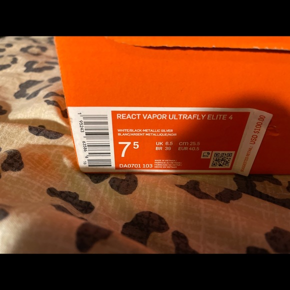 Nike React Vapor Ultrafly Elite 4 cleats - Picture 5 of 5